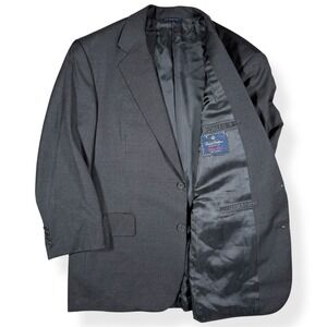 Brooks Brothers Golden Fleece 42S Wool Blazer Gray Needs Repair